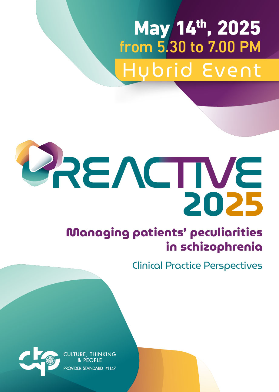 REACTIVE 2025 | Managing patients' peculiarities in schizophrenia  - Firenze, 14 Maggio 2025